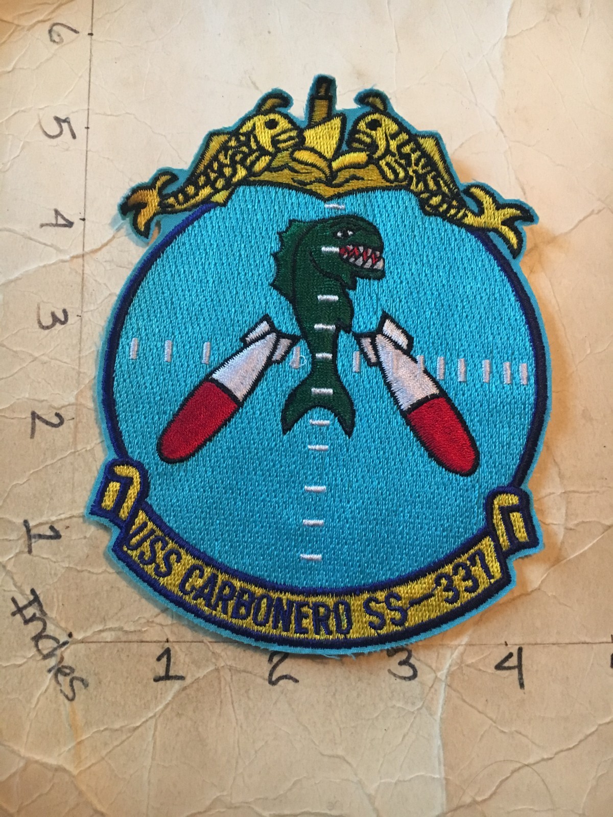 US NAVY USS Carbonero SS-337 Submarine Patch 8/1/25
