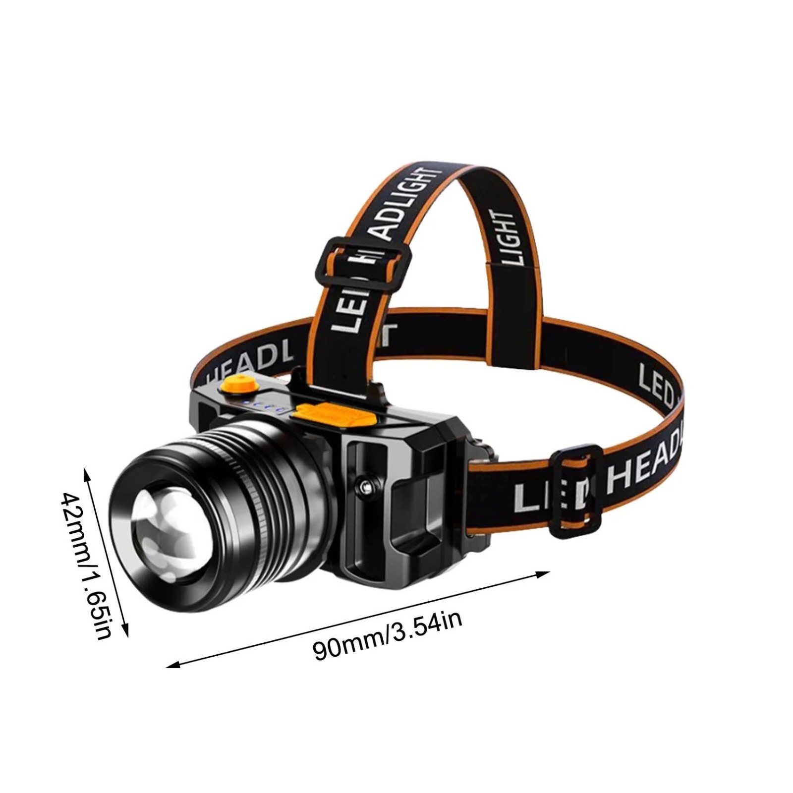990000LM LED Headlamp Rechargeable Headlight Zoomable Head Torch Lamp Flashlight