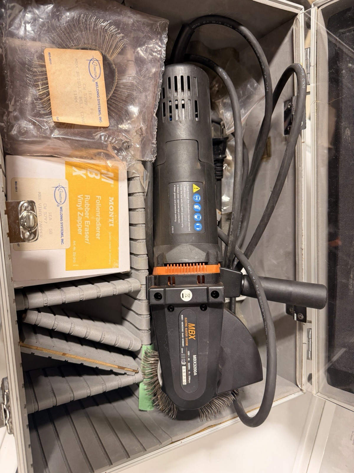 Montipower MBX Electric Surface Removal Tool Bristle Blaster Ultimate