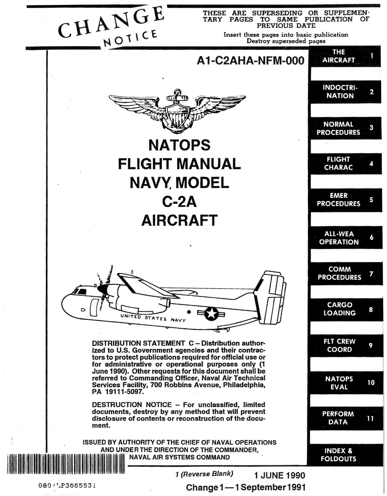855 Page 1990 C1 1991 C-2 C-2A GREYHOUND NAVAIR Flight Manual on Data CD