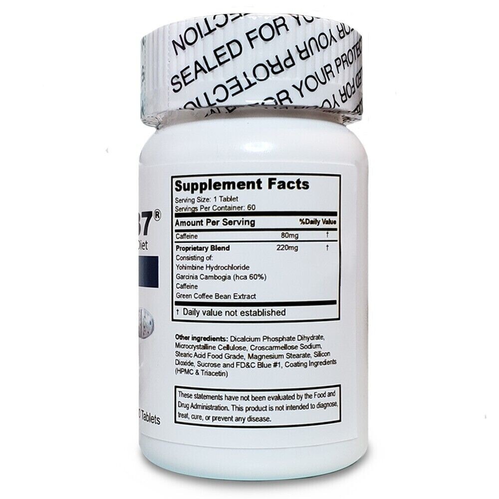 (4+1 FREE) Bottles - Phent37 - Diet Pills Fat Burner, Weight Loss Formula