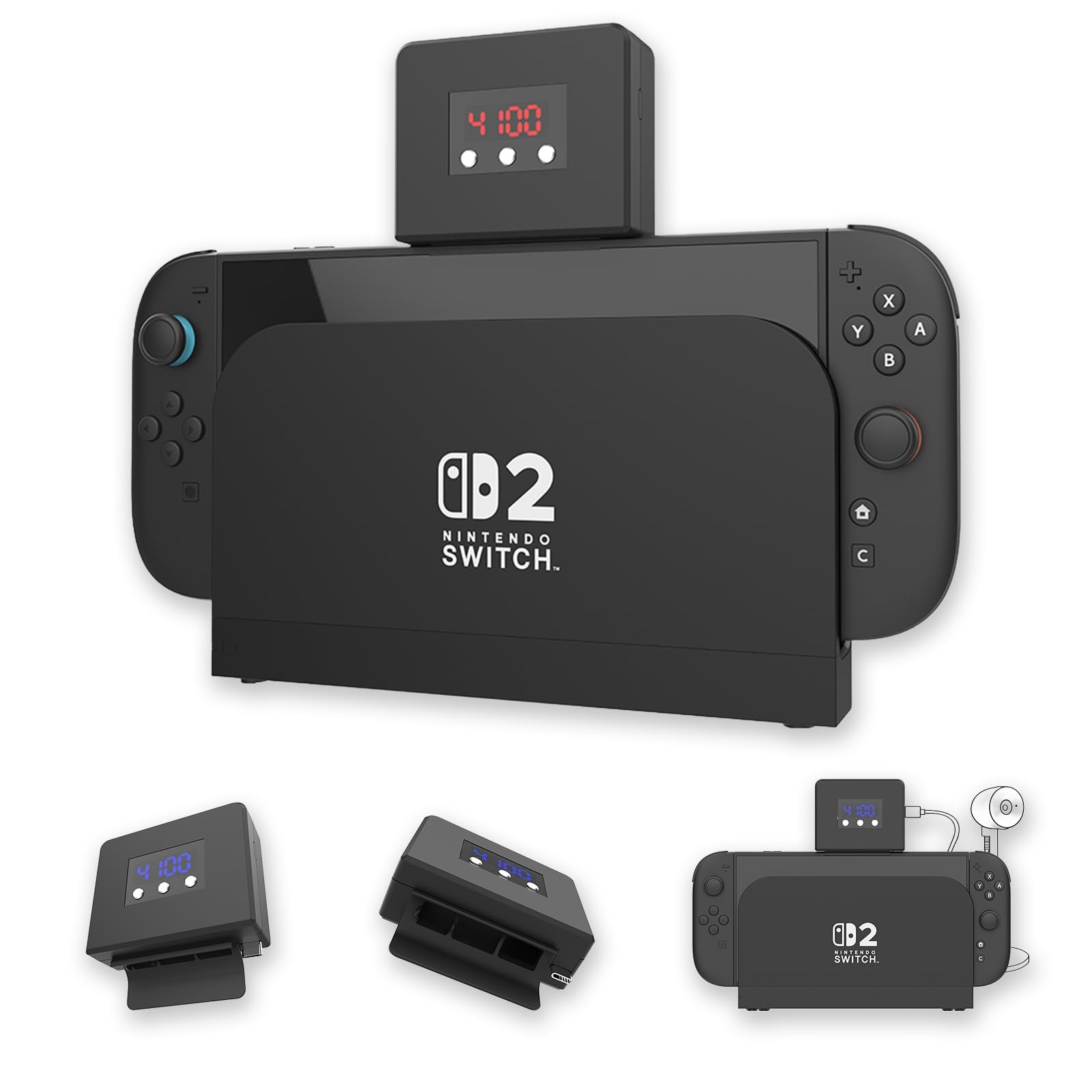Oniartasy Active Cooling Exhaust Fan for Nintendo Switch 2 - Direct-Power Tur...