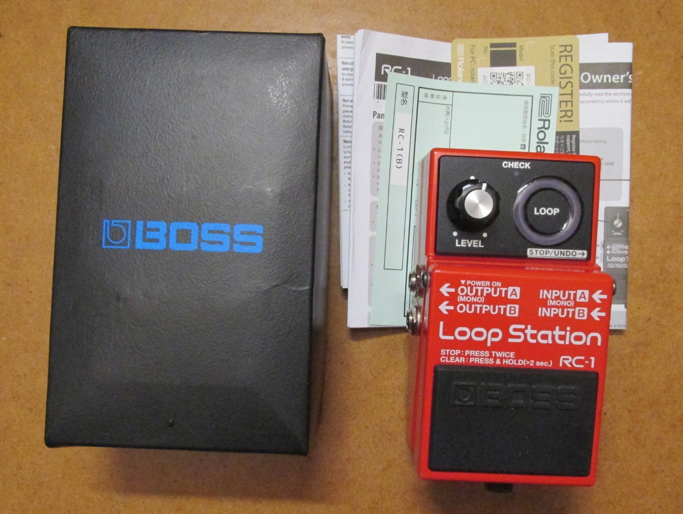 Boss RC-1 Loop Station Looper Pedal