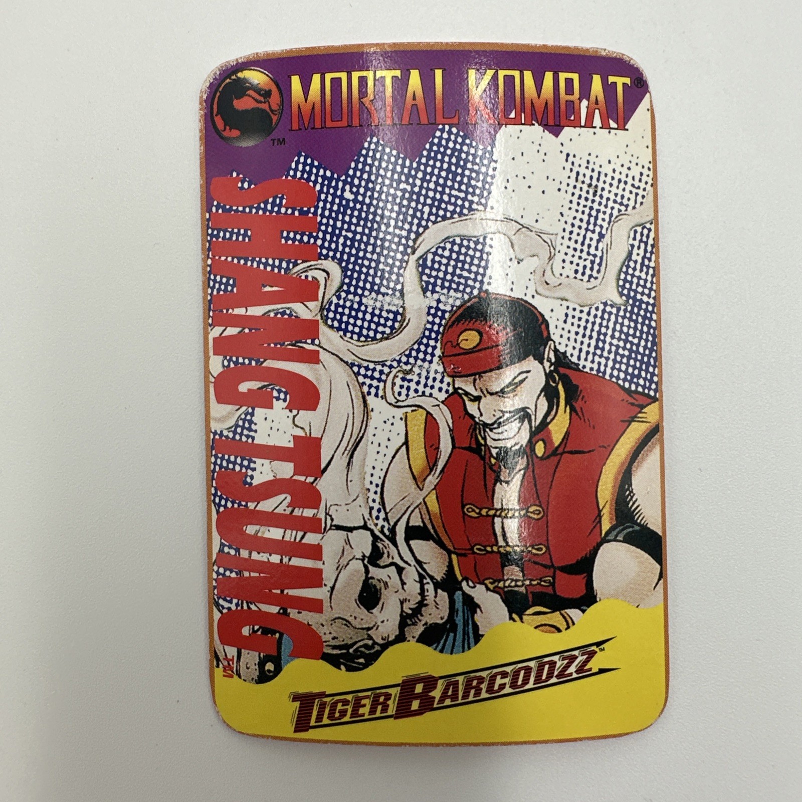Mortal Kombat Tiger Barcodzz Card Lot Of 20 Sub Zero Scorpion Rayden Free Ship