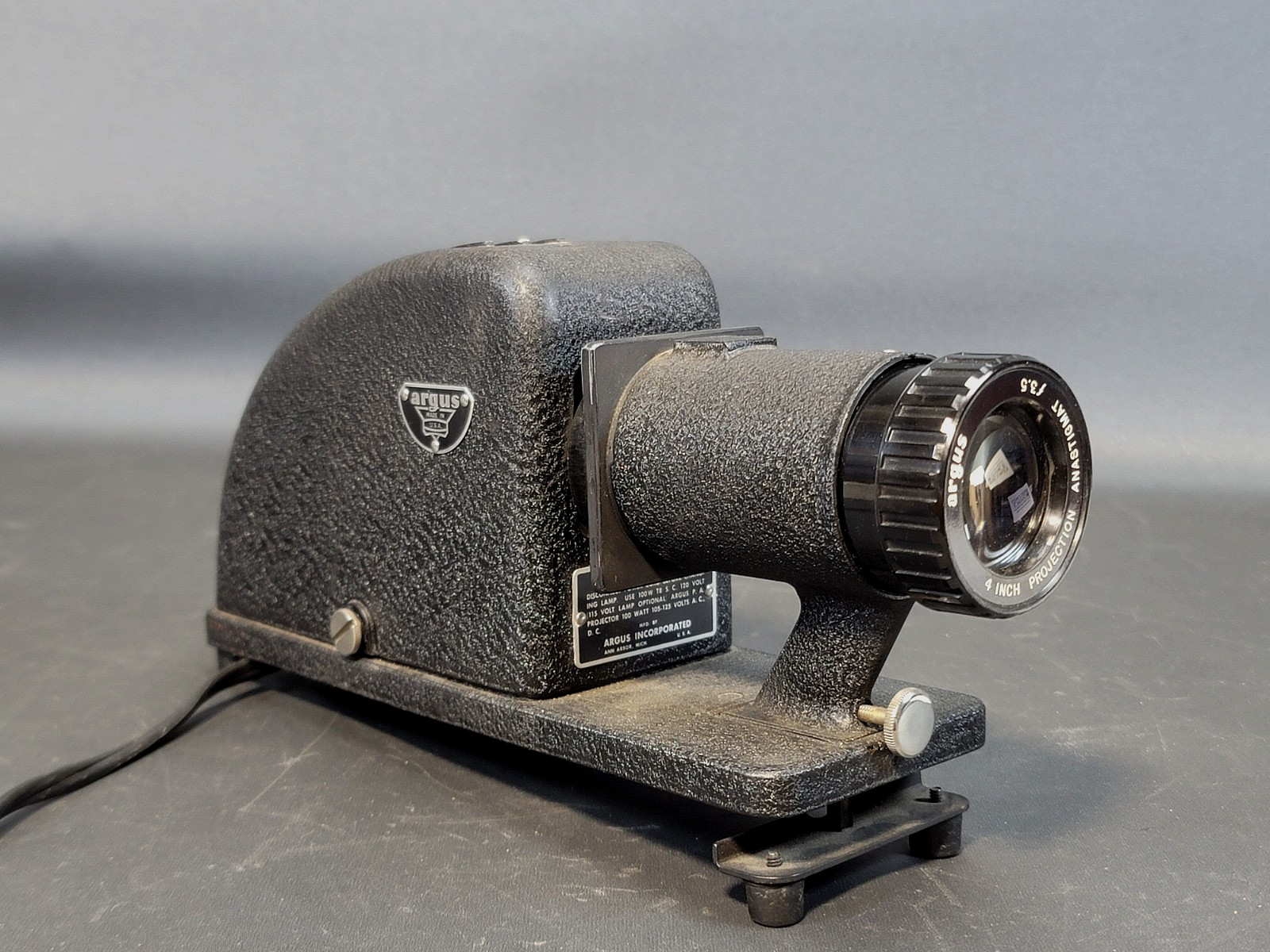 Vintage ARGUS Slide Projector Tested Works
