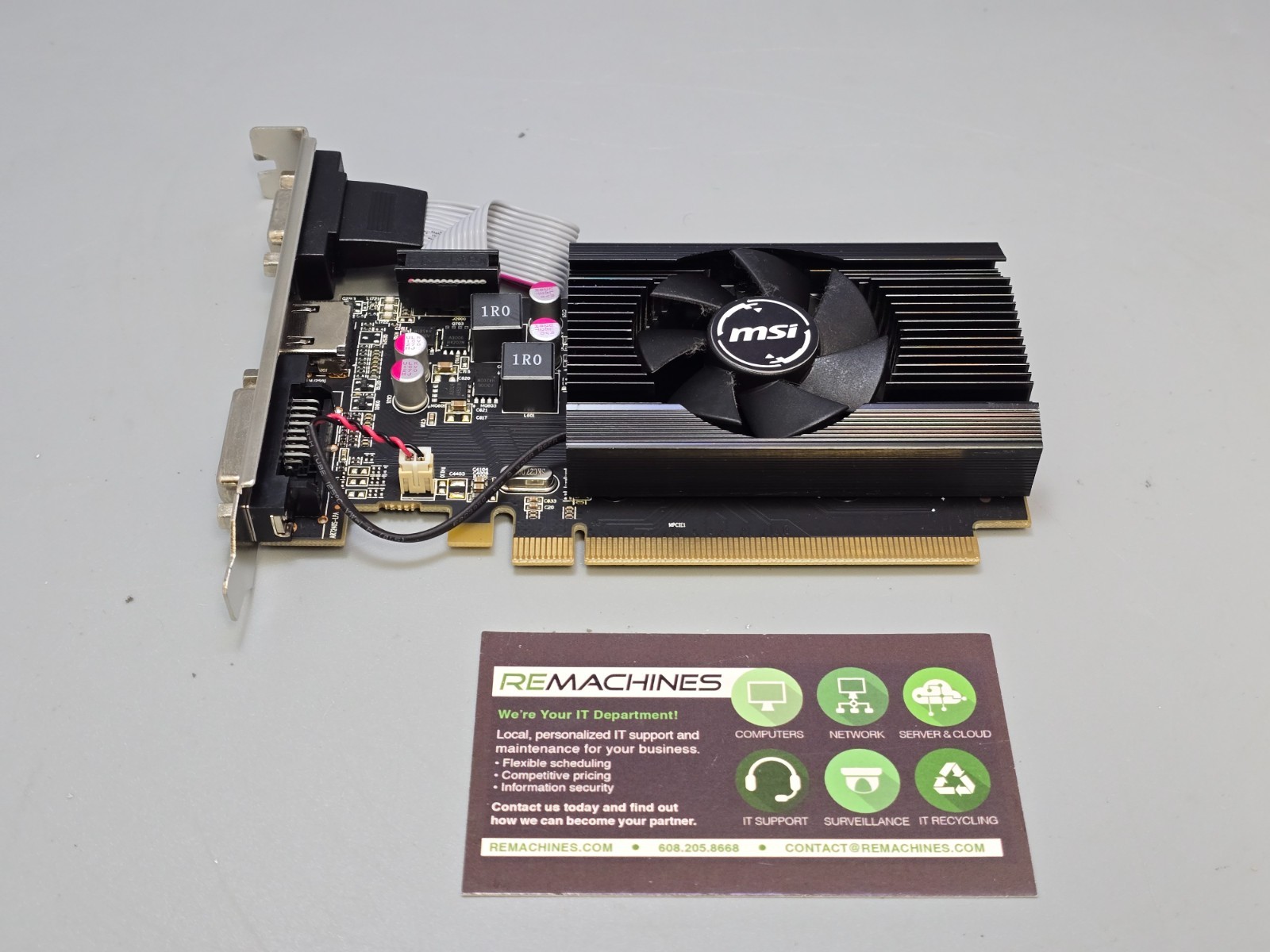 MSI AMD Radeon R7 240 2GB DDR3 Low Profile Graphics Card GPU, TESTED
