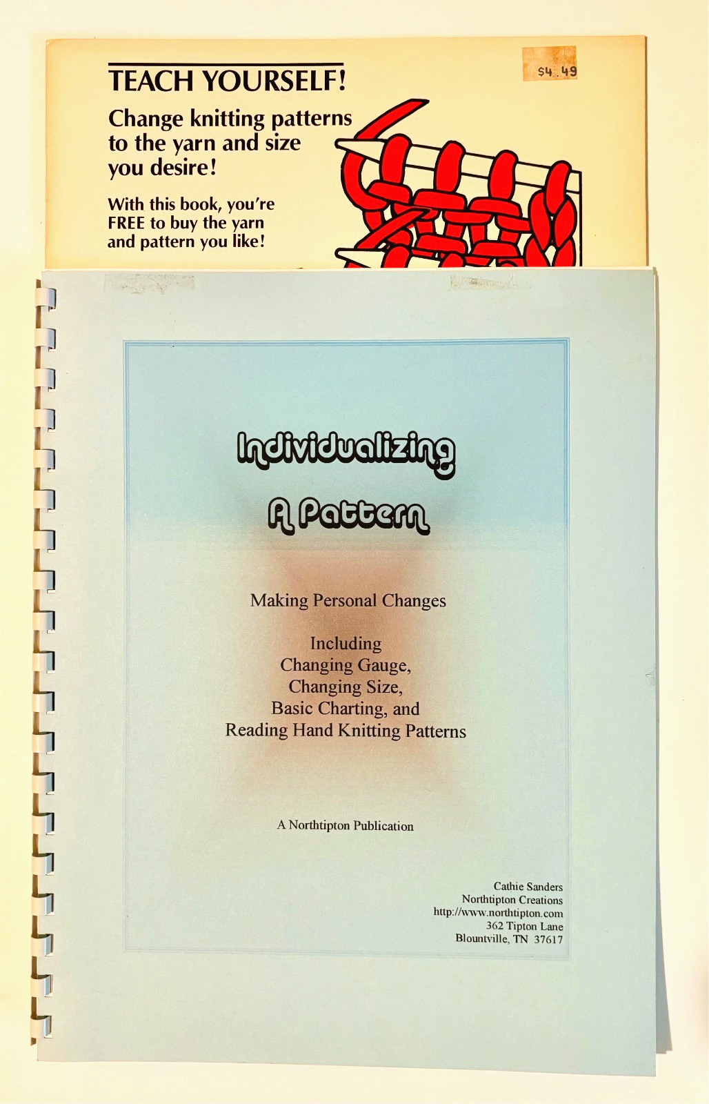 Knitting Instruction Books: Individualizing and Customizing Knitting Patterns