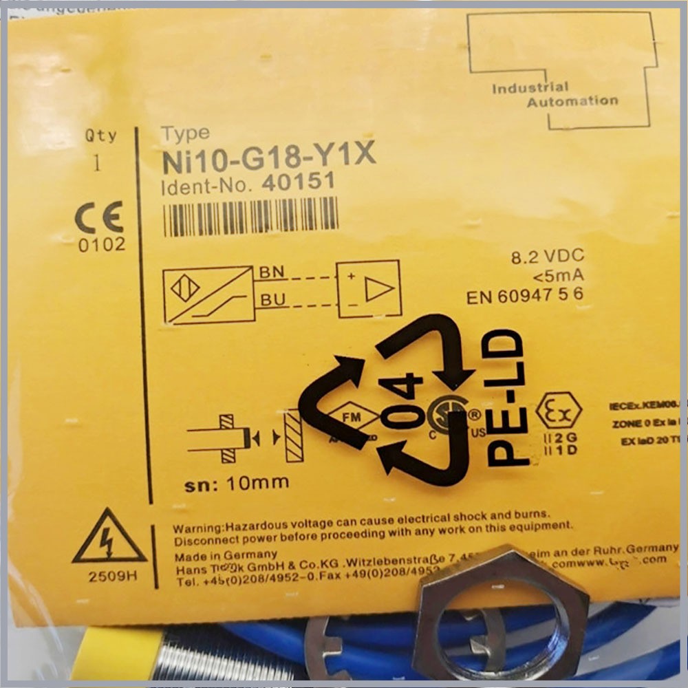 TURCK New NI10-G18-AN7X NI10-G18-AP7X NI10-G18-Y1X NI10-G18SK-AZ3X NI10-G18-RZ3X