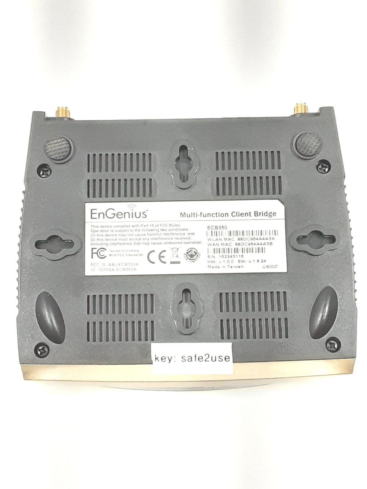 EnGenius ECB350 Wireless-N 300 Mbps Access Point Long Range Gigabit - READ!