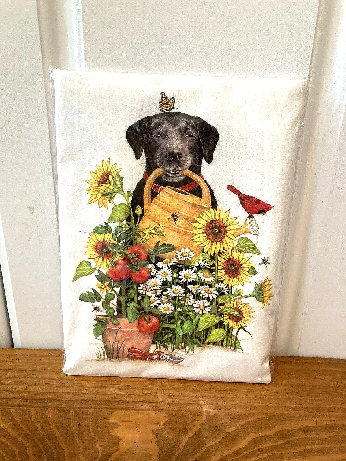 Mary Lake Thompson "Sunflower Lab" Flour Sack Towel