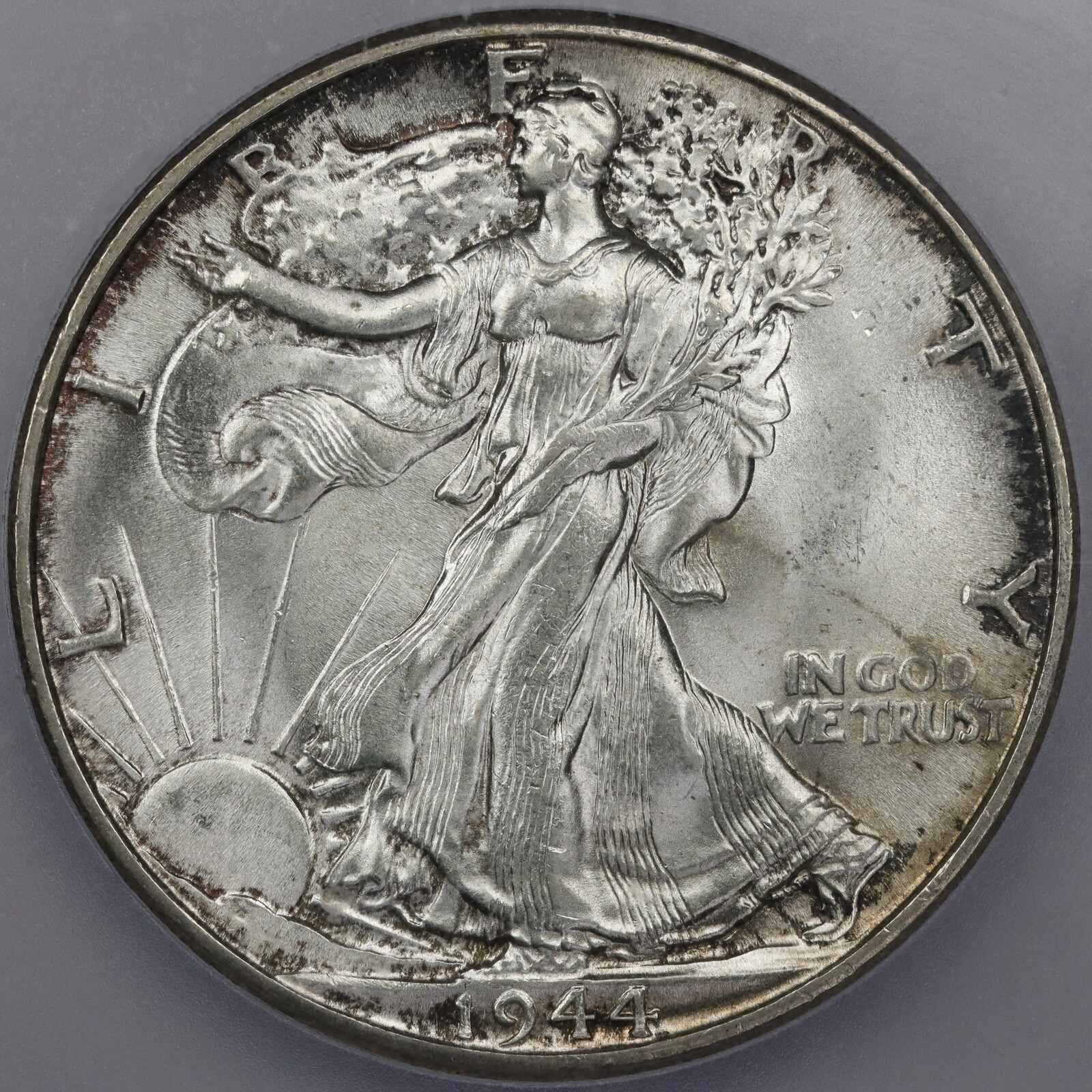 1944 50c Walking Liberty Half Dollar - ICG MS 65