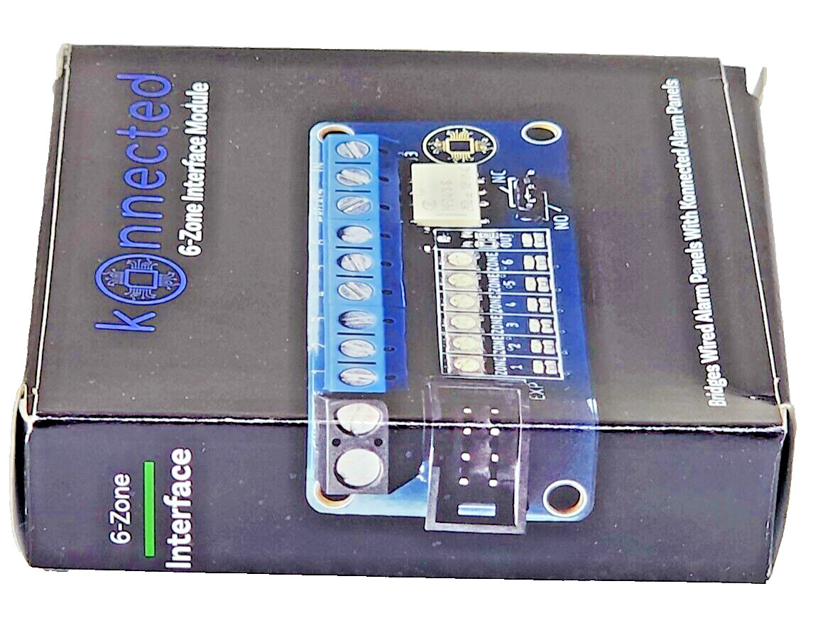Konnected 6-Zone Interface Module Bridges Wired Smart Alarm Panel