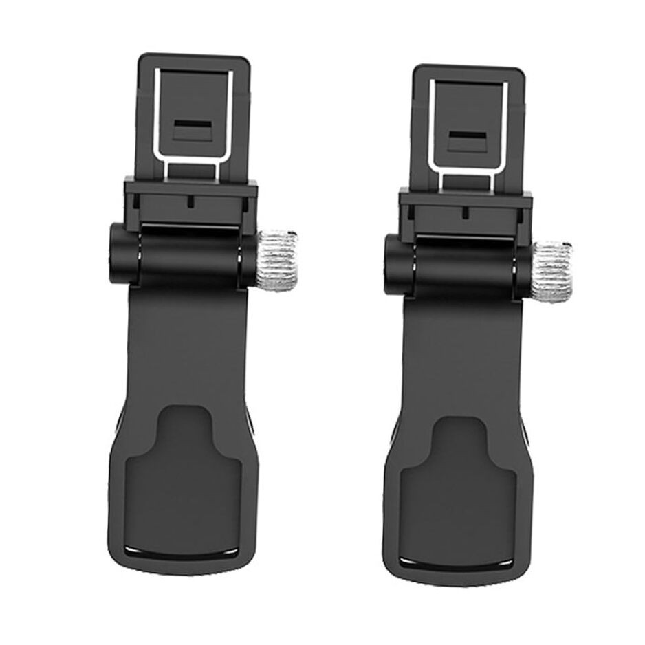 2 Pack 60 LED Selfie Light Front Clip Replacement Phone Clip Holder Clamp