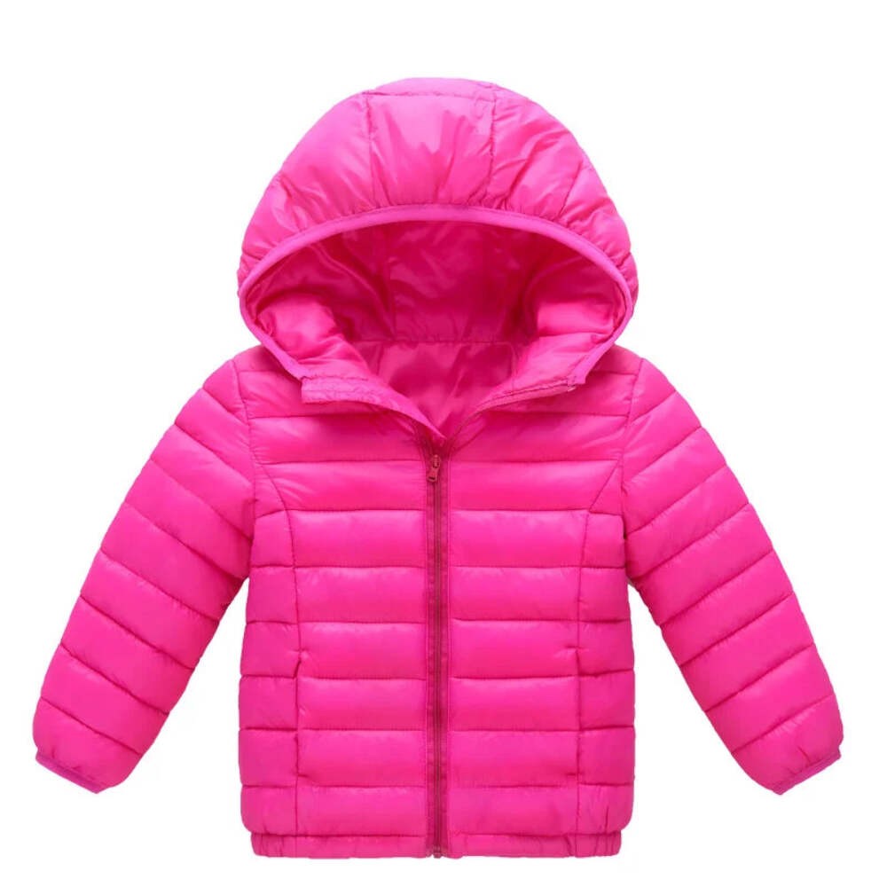 XJYIYUANLC Autumn Warm Hooded Jackets for Kids - Fashionable Outerwear