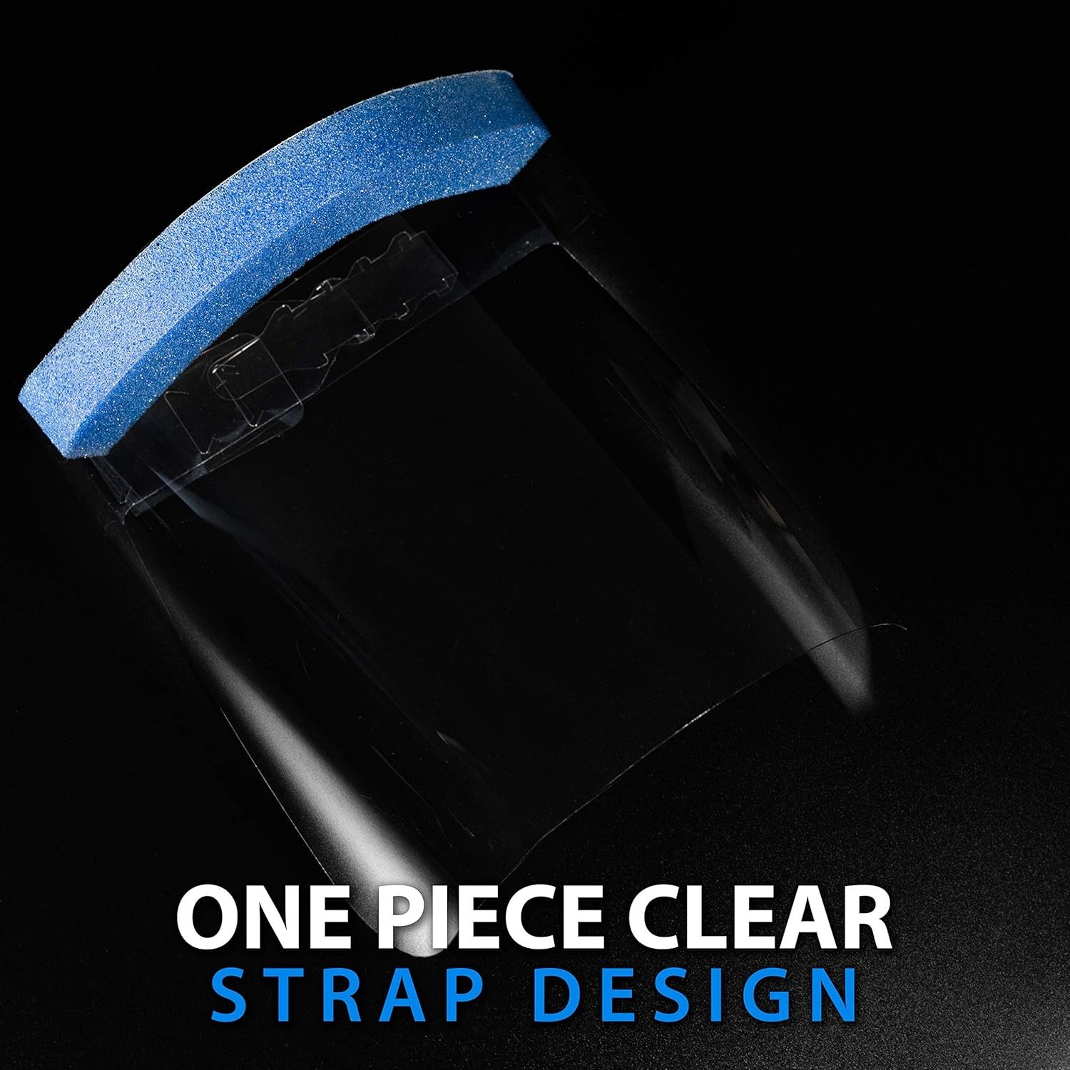 REZVANI Protective Face Shields Anti-Fog Clear Adjustable Eye Protection 2 Pack