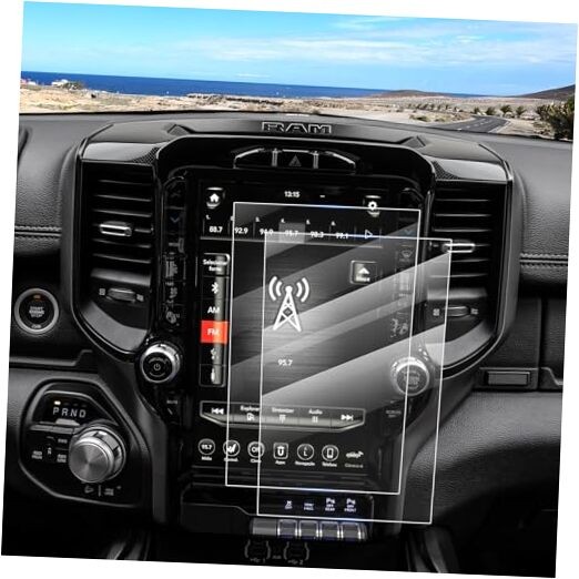 2PCS Screen Protector for 2019 2019-Present Dodge Ram 1500 2500 3500 12 Inch
