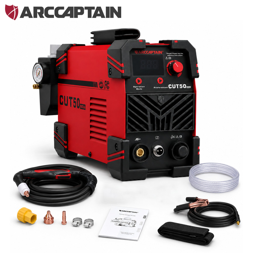 2026 ARCCAPTAIN CUT50 NOVA Plasma Cutter – 50A IGBT, Dual Voltage 110V/220V