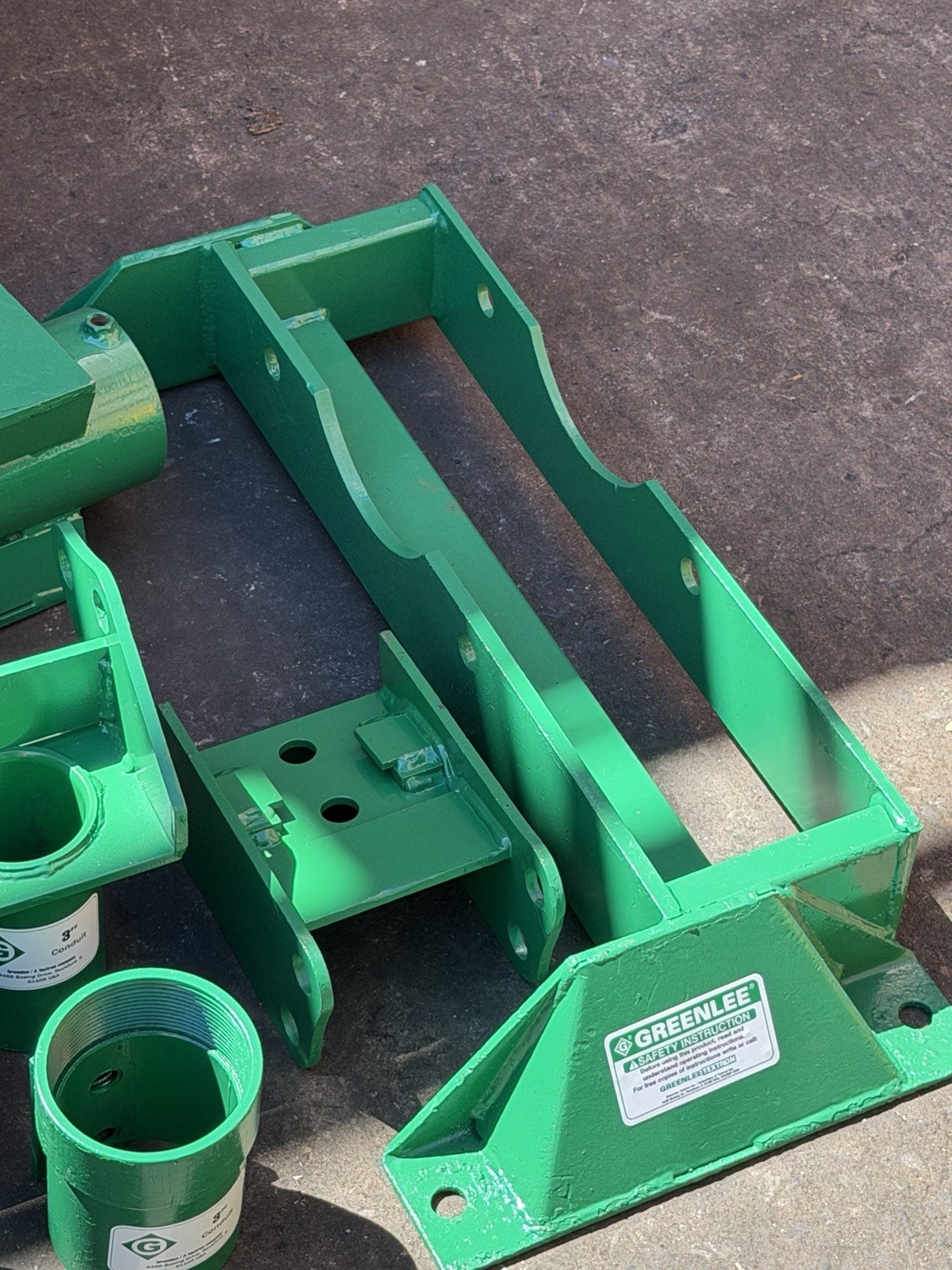 Greenlee 6805 6800 Ultra Cable Tugger Wire Puller Set 8000 Lb. Complete Tested!!