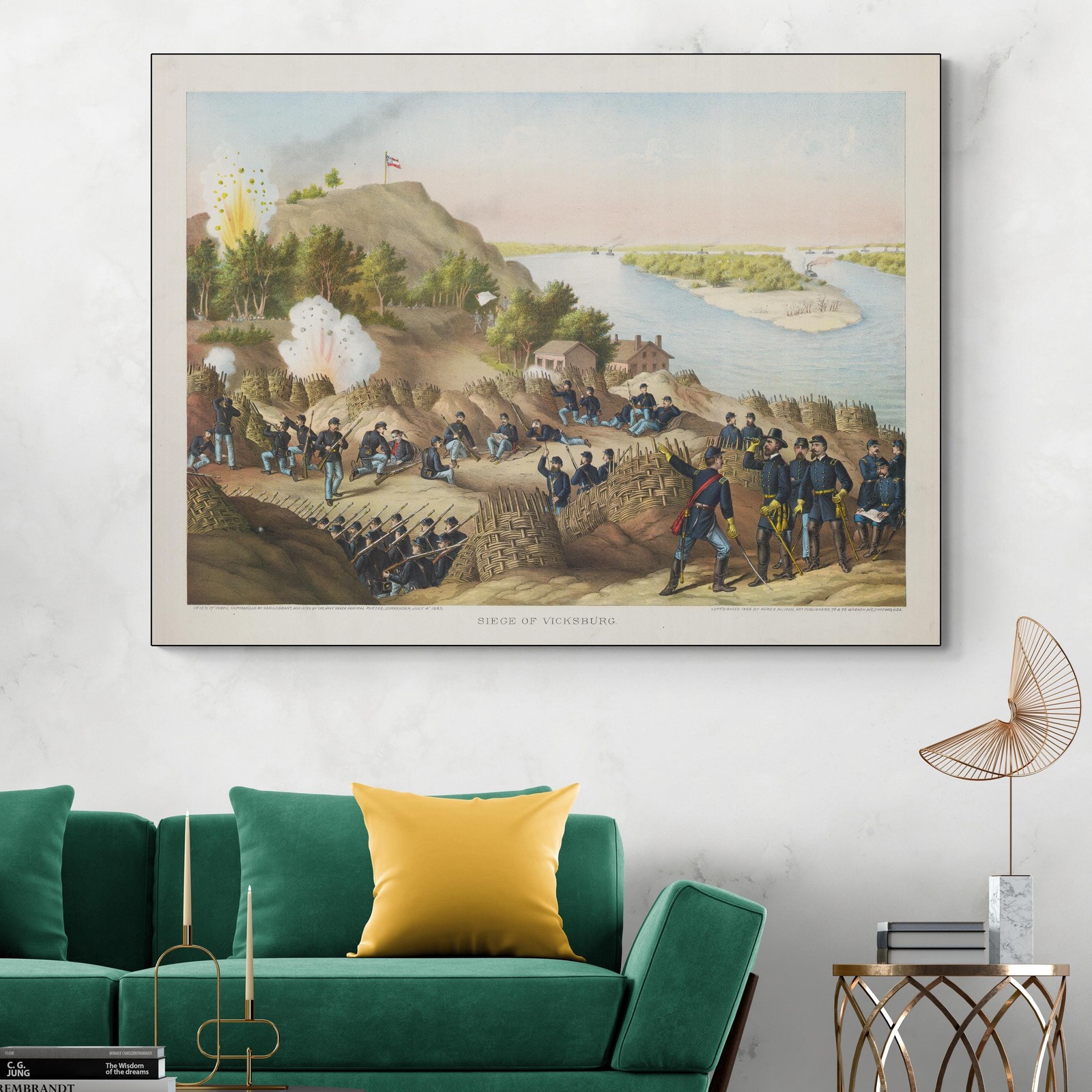 Battle of New Orleans 1815 – War of 1812 Victory & Military Map Print