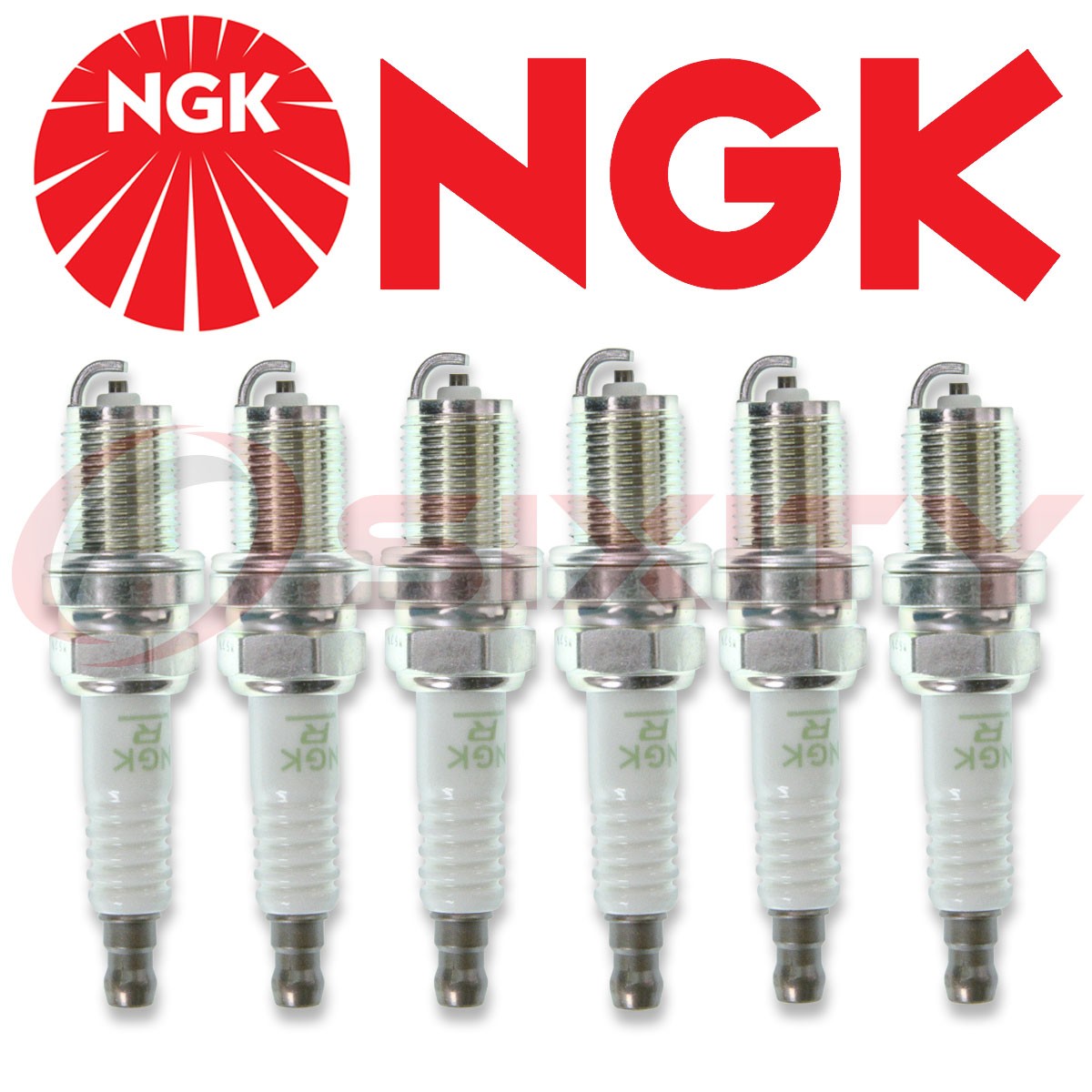 6 pc 6 x NGK V-Power Plug Spark Plugs 6962 BKR6E 6962 BKR6E Tune Up Kit Set
