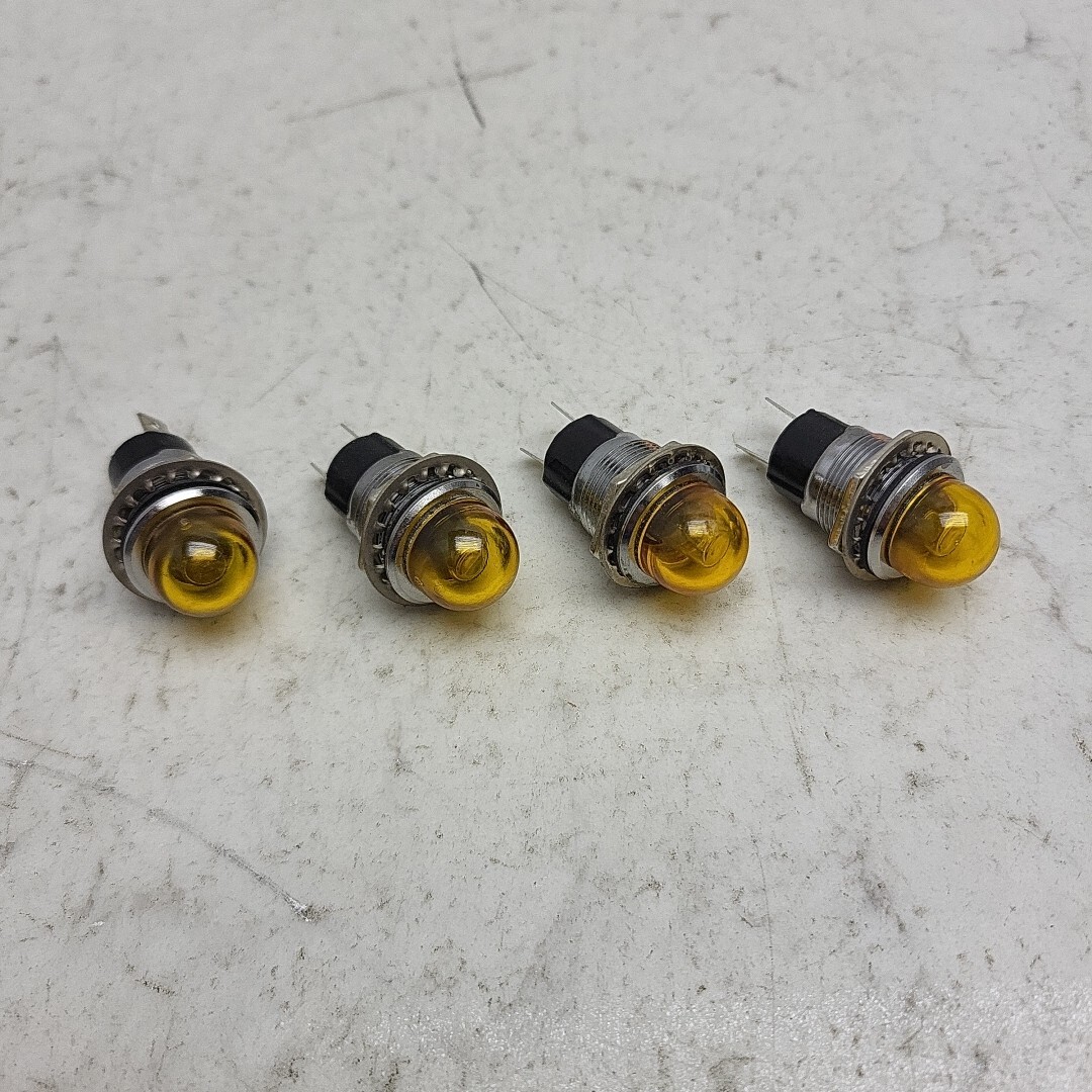 4 Pack Square D 9001-OY-24 Pilot Light Yellow Incandescent