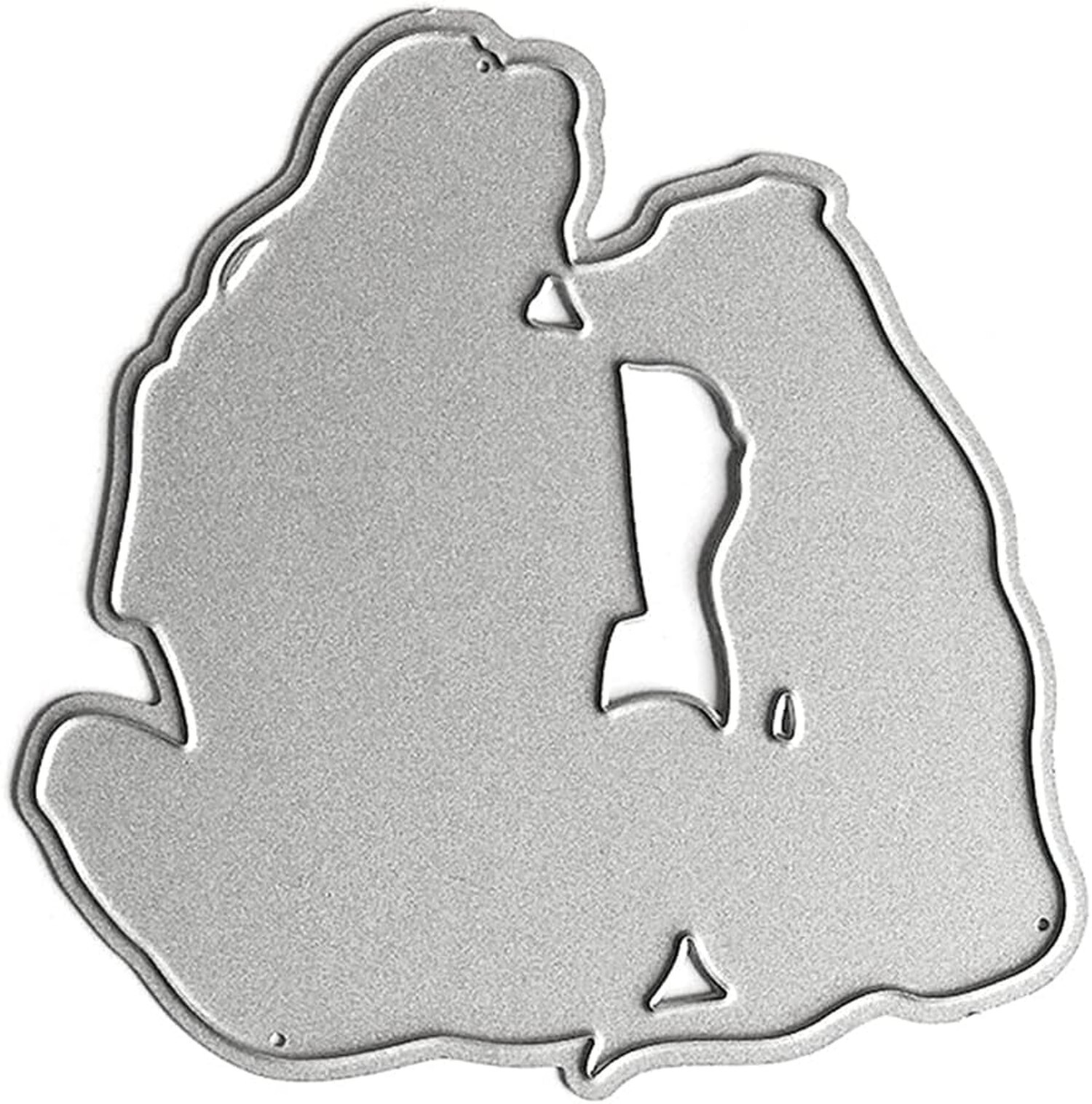 Woman Dog Die Cut for Card Making, Woman Dog Metal Cutting Dies Congratulatio...