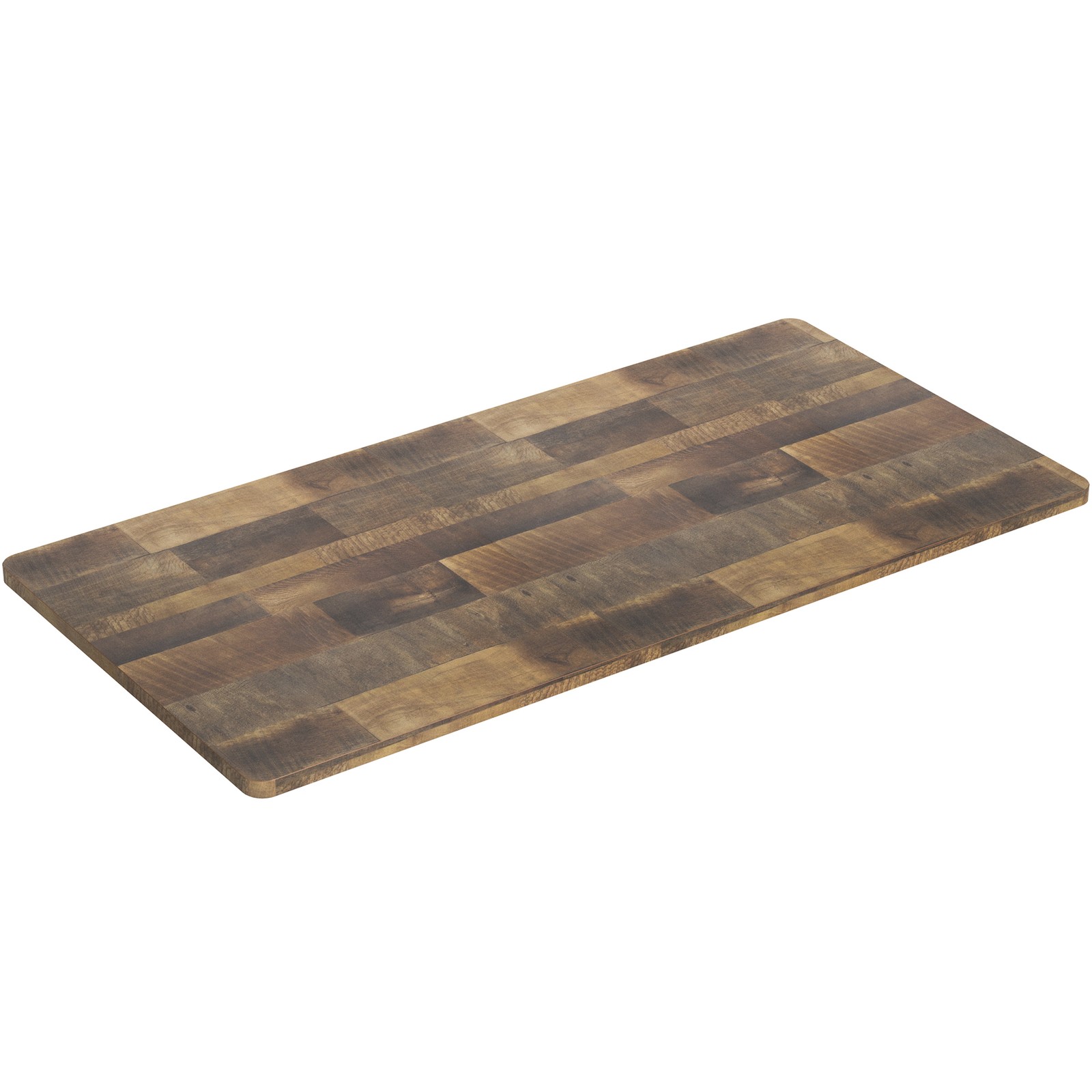 VIVO Reclaimed Wood 55 x 28 inch Universal Table Top for Sit to Stand Desk Frame