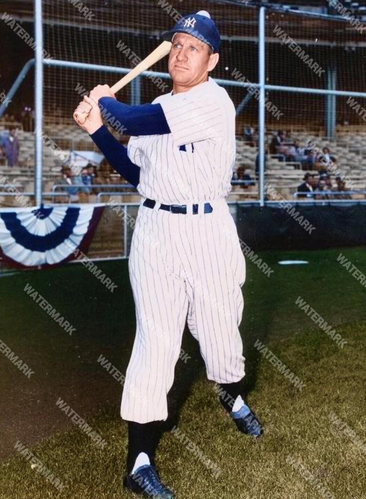 GW85 Enos Slaughter New York Yankees 8x10 11x14 16x20 Colorized Photo