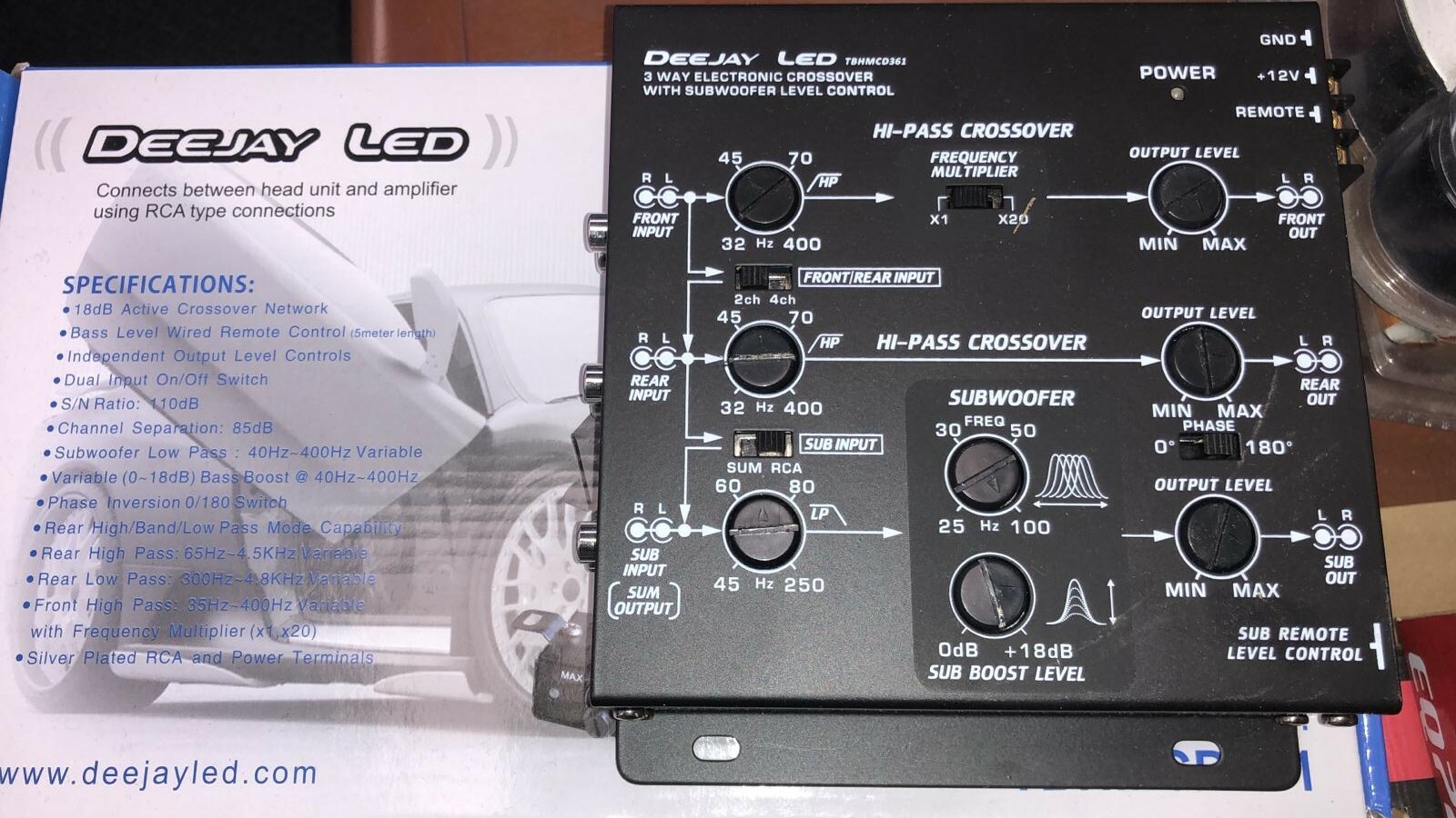 Deejay LED - TBHMCD361 - Multi-Amplifier Crossover