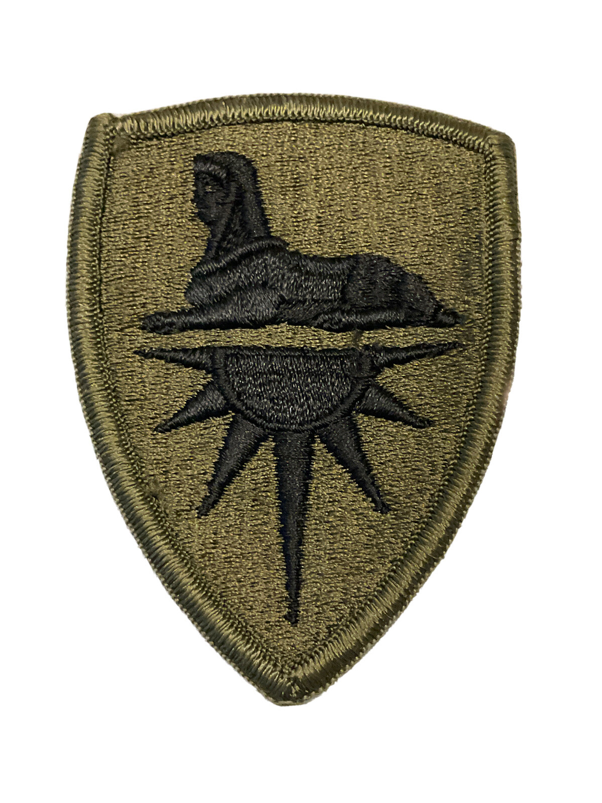 VIETNAM ERA  PATCH U.S. ARMY INTELLIGENCE CORPS COMMAND SUBDUED MERROW PATCH