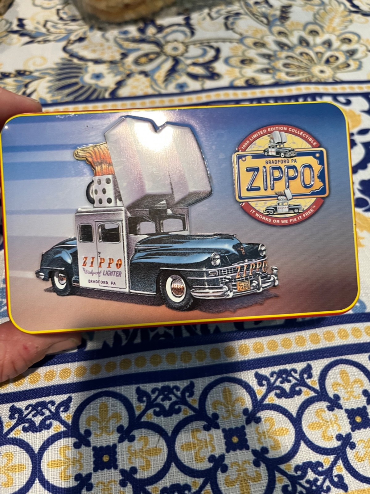 Zippo Lighter Tin- empty