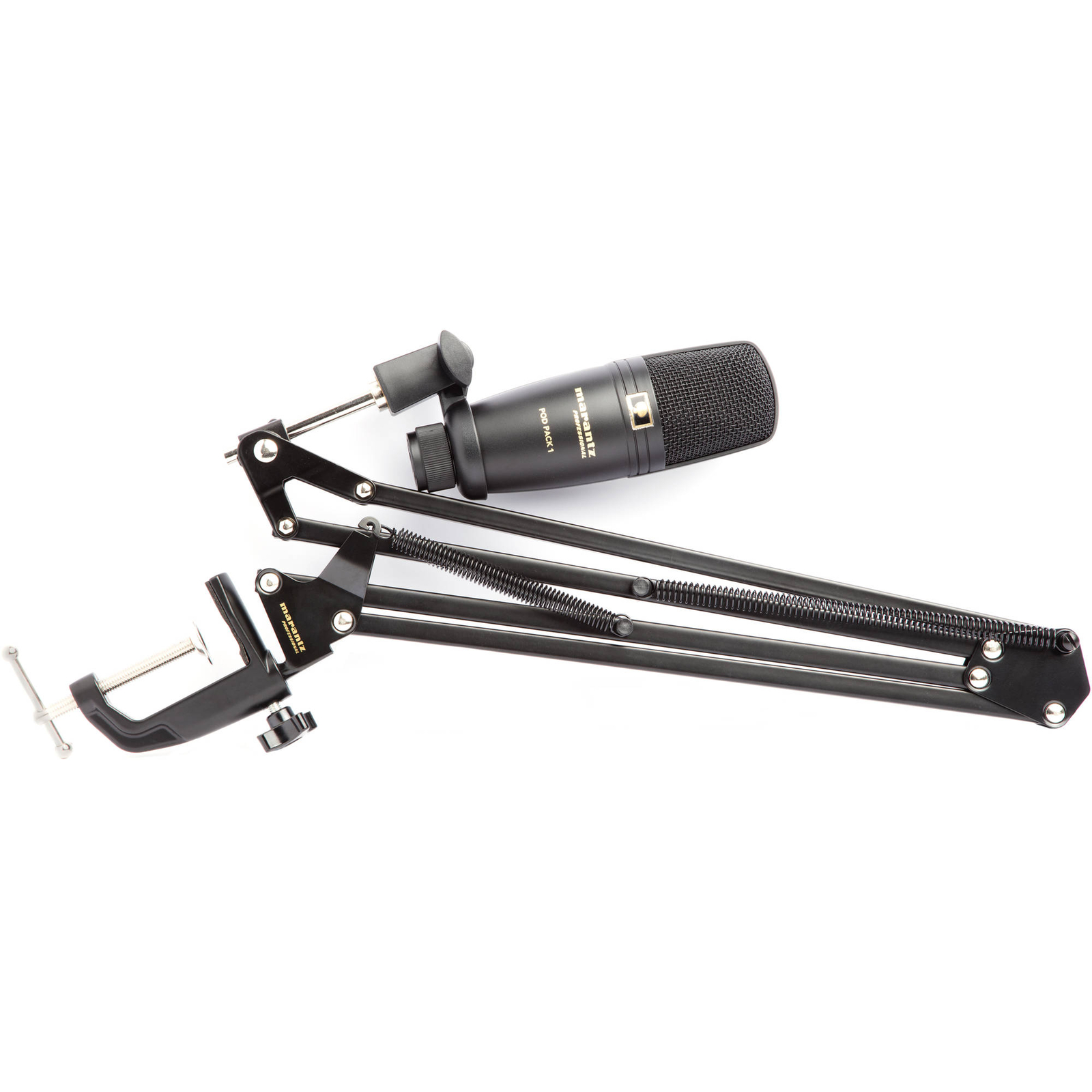 Marantz Professional Pod Pack 1 USB Microphone with Broadcast Stand & Cable