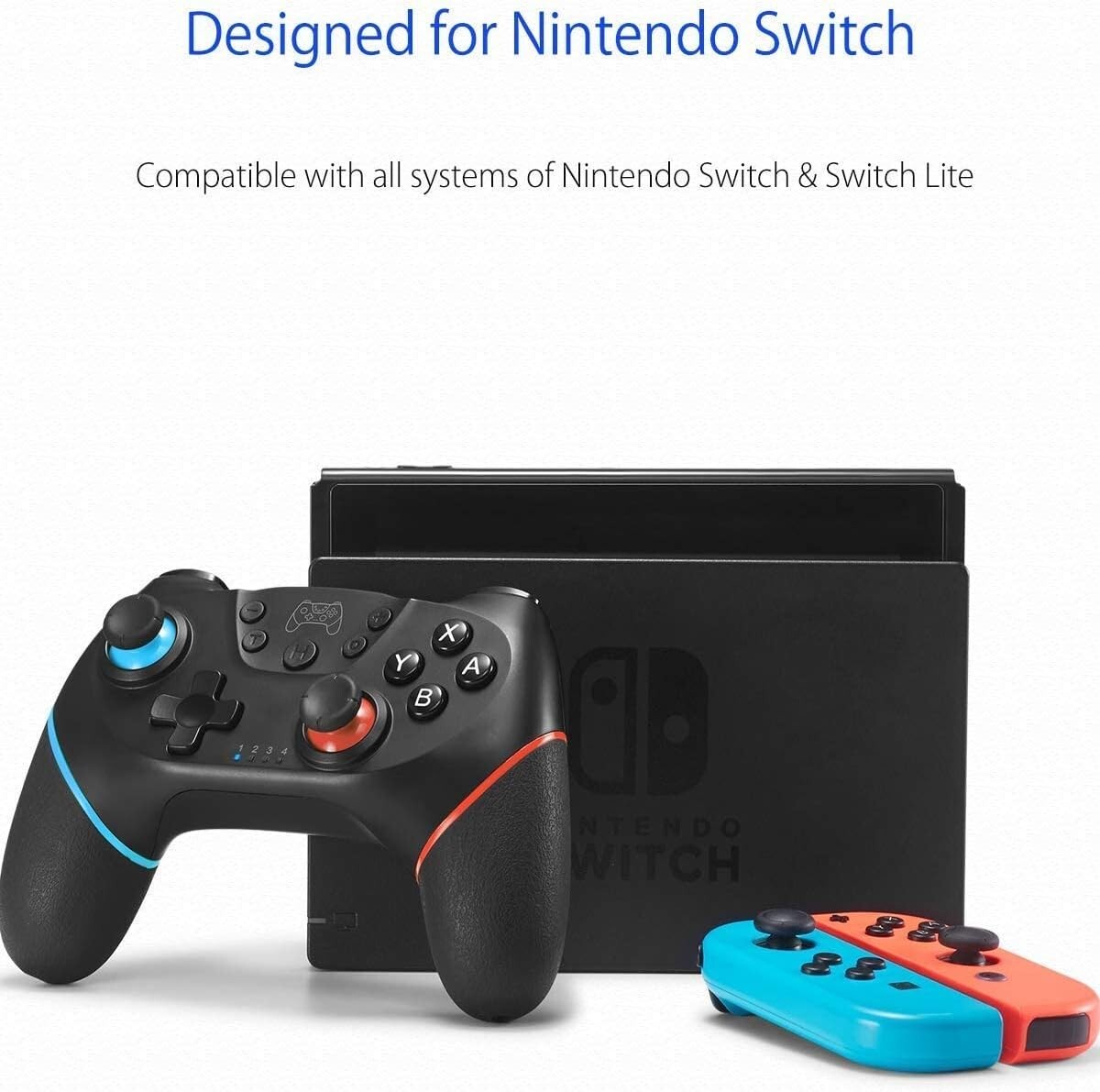Wireless Controller Bluetooth Controller Windows, Nintendo, Emulators, Batocera