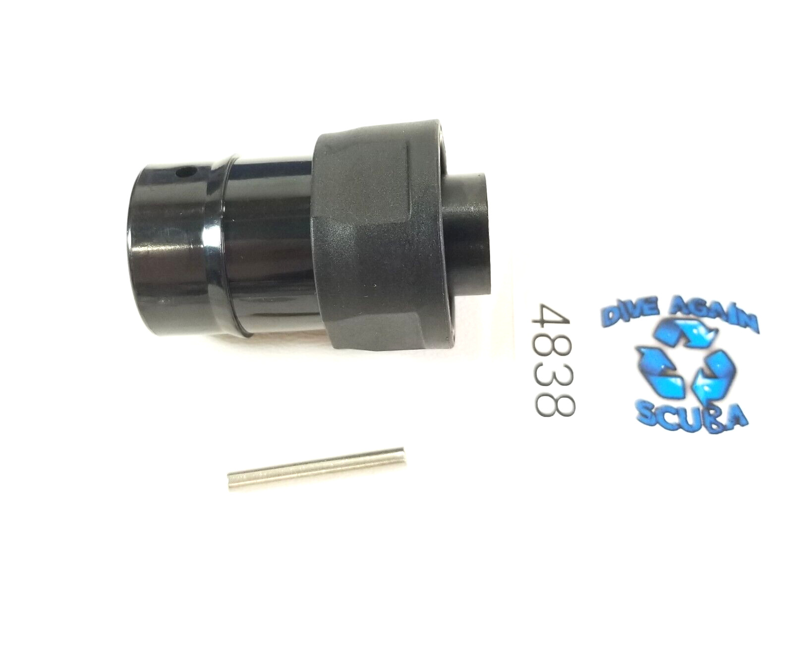 1" Adapter for Atomic SS1 Octo Inflator Regulator Scuba Dive Air 2 + Pin O-ring