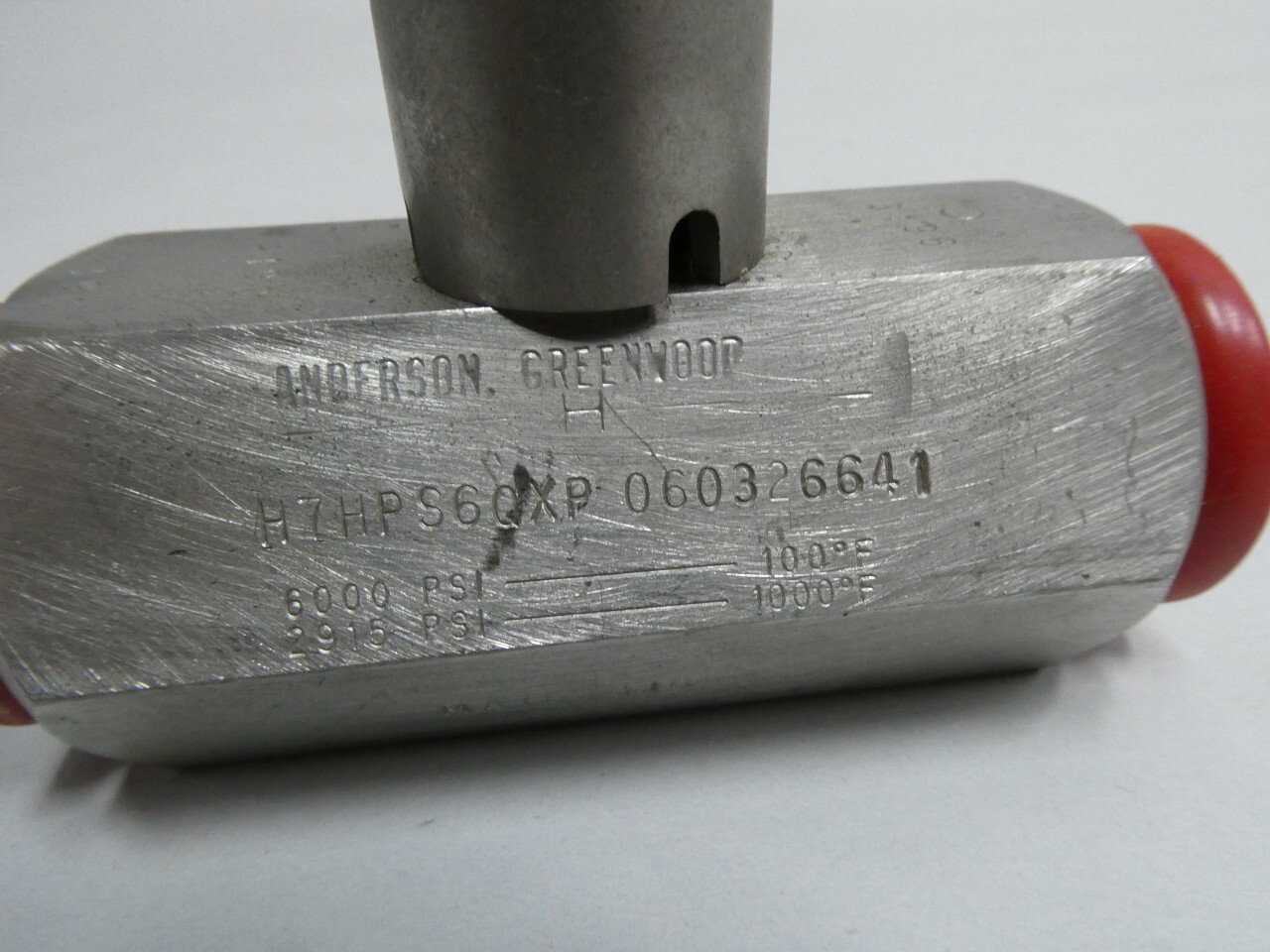 Anderson Greenwood H7HPS60XP 060326641 Manual Ss Needle Valve 6000psi 3/4in Npt