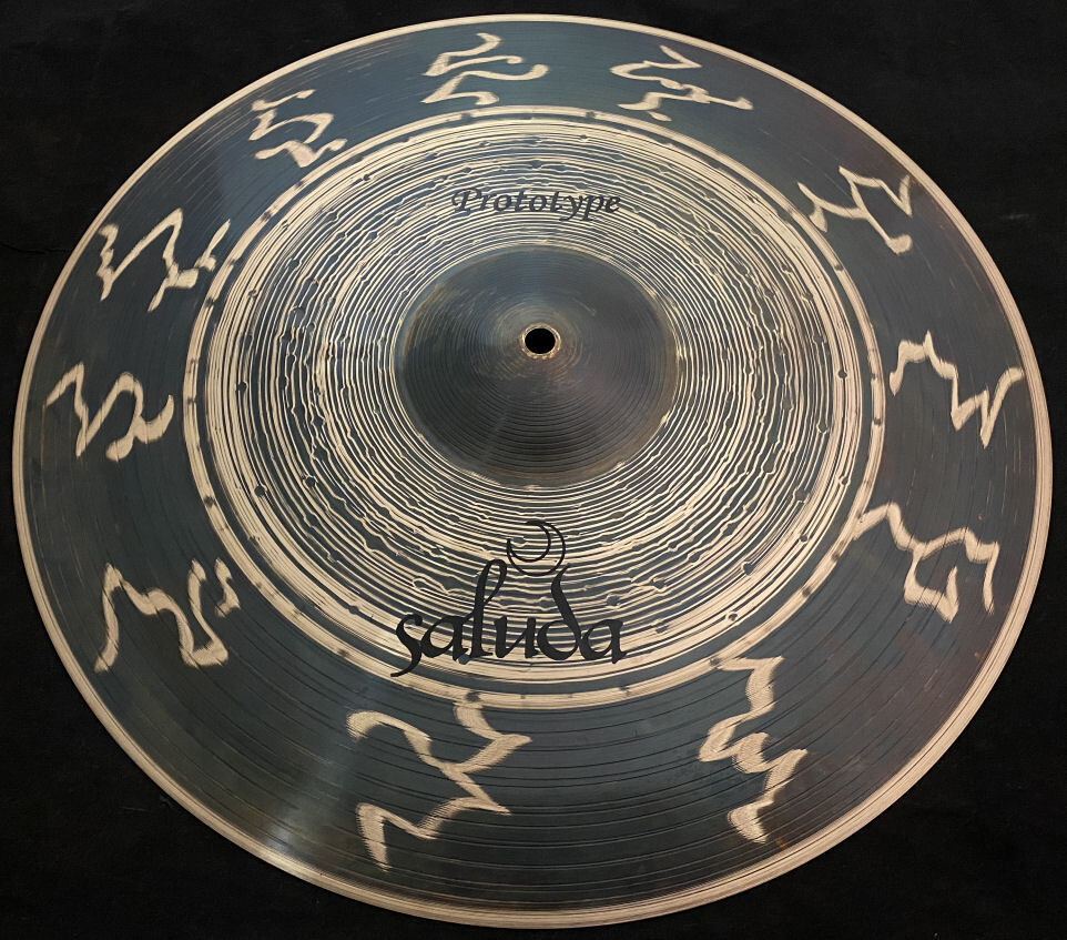 NEW 16" SALUDA T6 PROTOTYPE MEDIUM (TESLA) CRASH CYMBAL