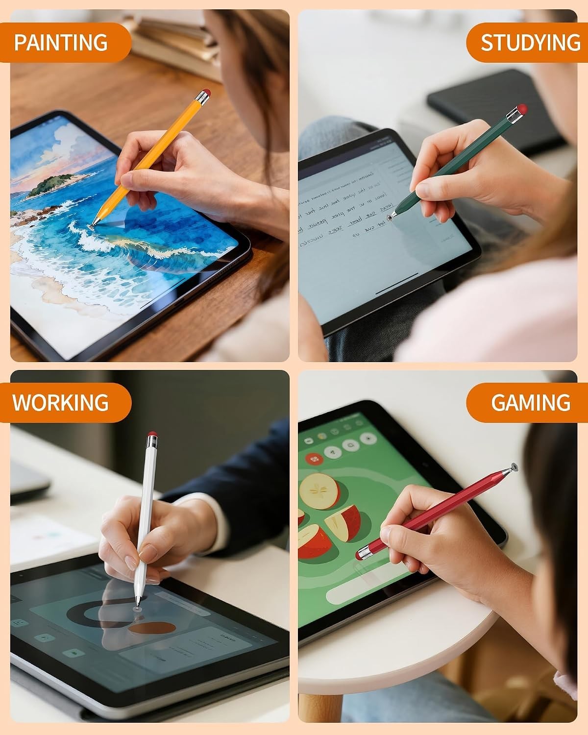 Stylus5-Pack,Stylus Pen for Touchscreen,iPad,Switch.Universal Stylus | High S...