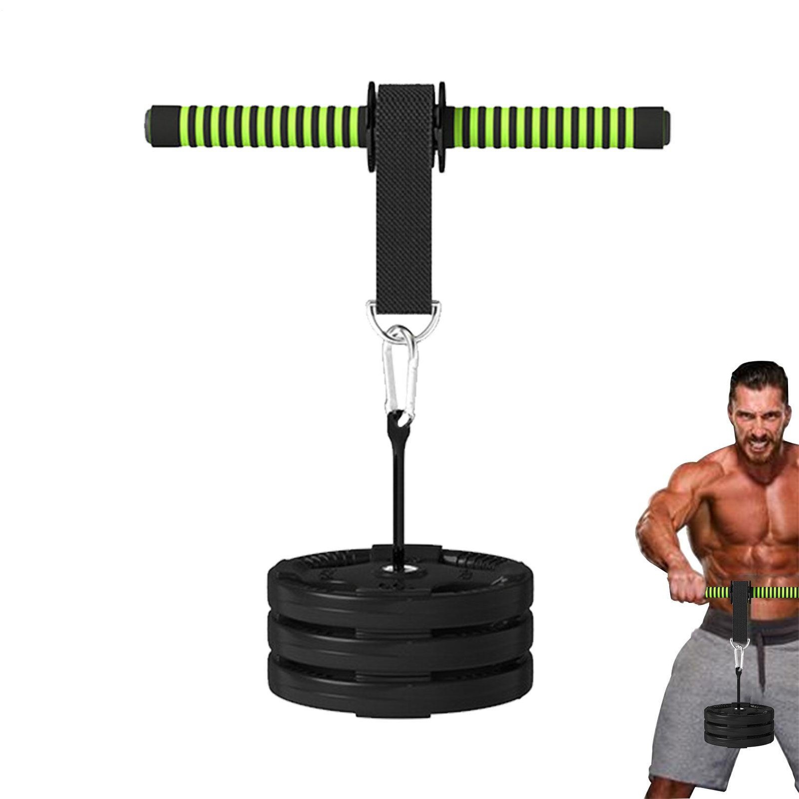 Forearm Wrist Roller Arm Strengthener Hand Gripper Forearm Gym Exerciser Roller