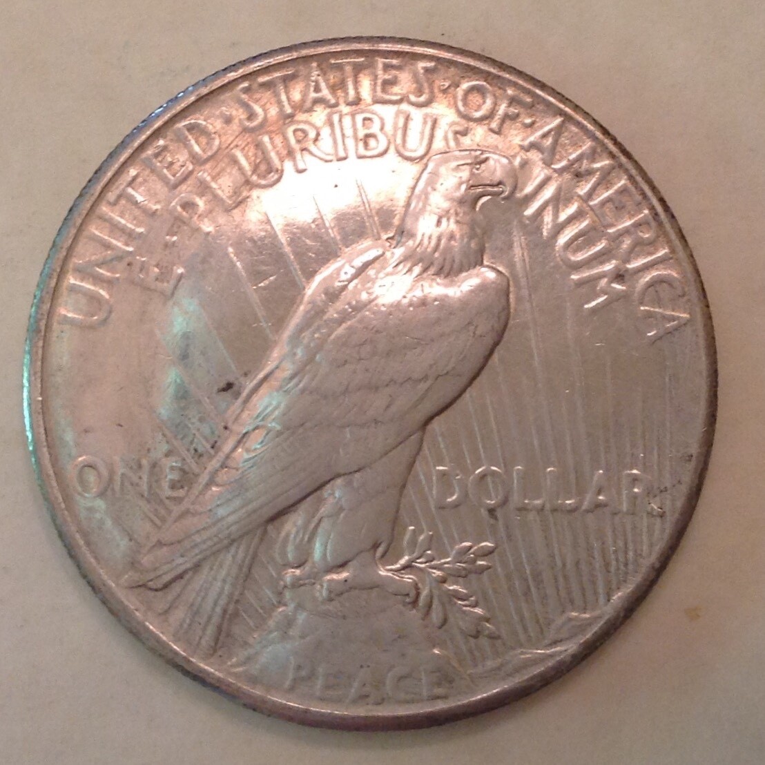 1928 Peace Silver Dollar cd