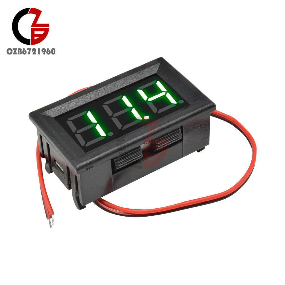 AC 70-500V Voltmeter 0.56" Inch Mini Digital Green LED Voltage Panel Volt Meter