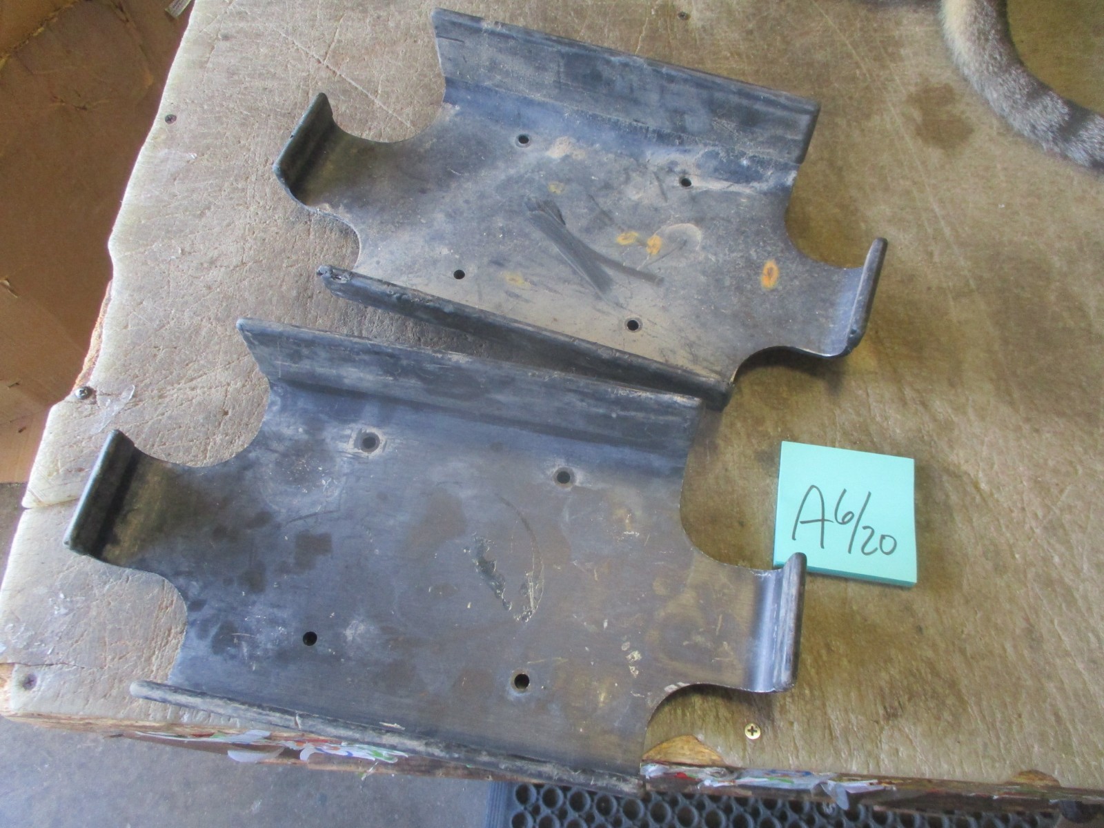 2 Nice Used Jerry Can Holders for Bed of Armored HMMWV