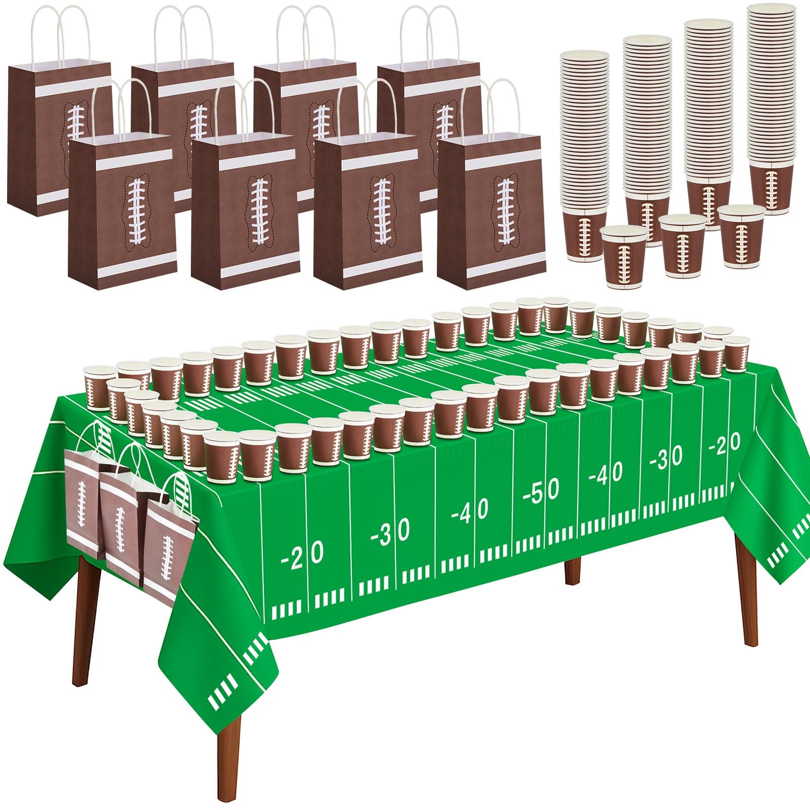 Vesici Football Challenge Party Game Kit 59PCS Game Day Birthday Supplies