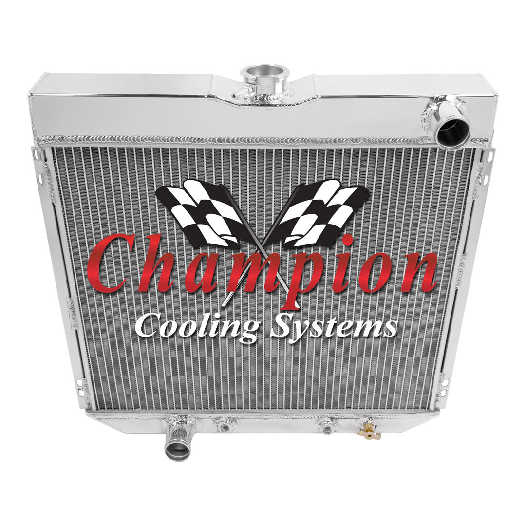 1967 - 1970 Ford Mustang 5.0 Conversion Champion 3 Row Aluminum Radiator CC339