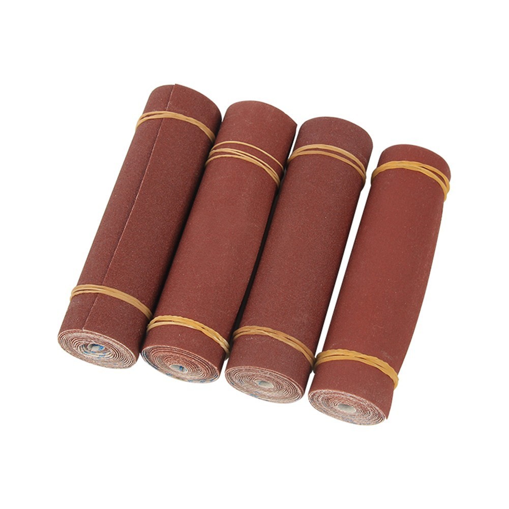 1Roll 1M 80-600 Grit Emery Cloth Roll Polishing Sandpaper For Grinding Tools   @