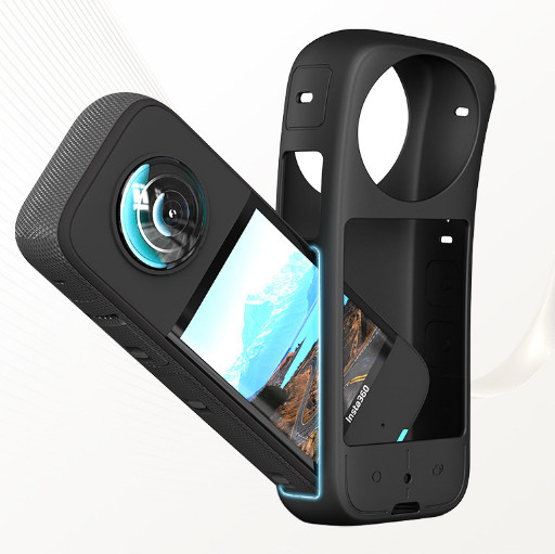 1Set Sport Camera Soft Silicone Sleeve Shell Lens Protection Kit For Insta360 X3