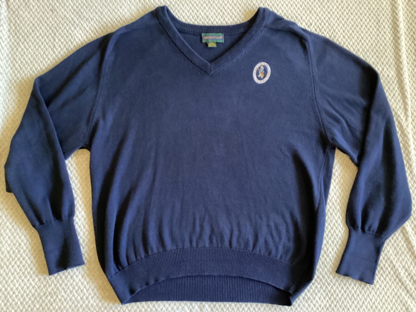 1999 US Open Pinehurst No. 2 Izod Club Vintage Men's V-Neck Sweater XXL