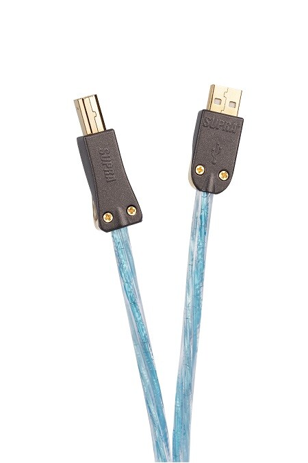 SUPRA USB EXCALIBUR, 3-meter (9.84 feet), Made in Sweden, THE PLANET'S BEST USB?
