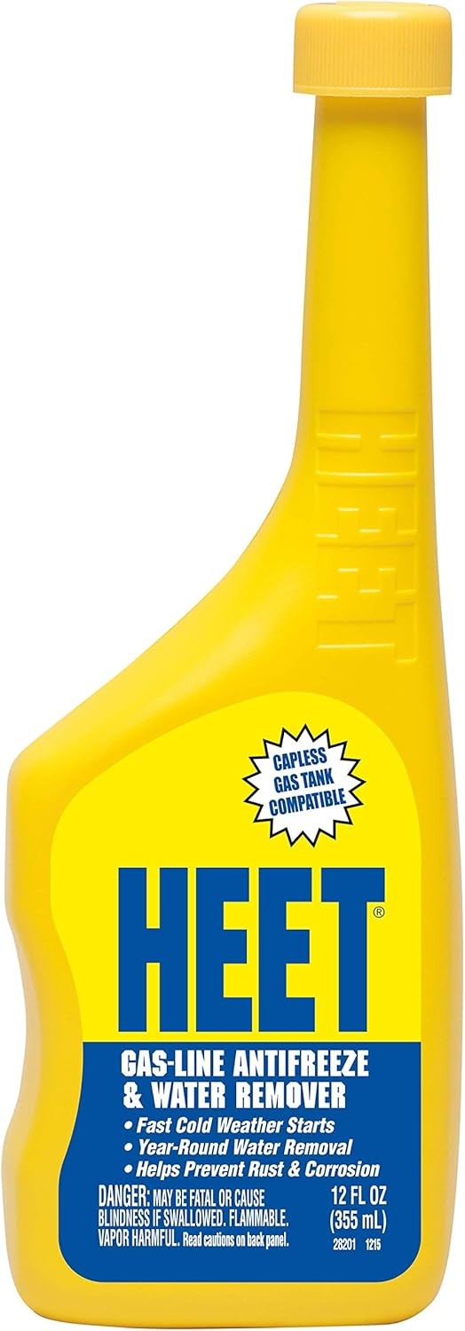HEET 28201-24PK Gas Line Antifreeze and Water Remover, 12 Fl oz. (Pack of 24)