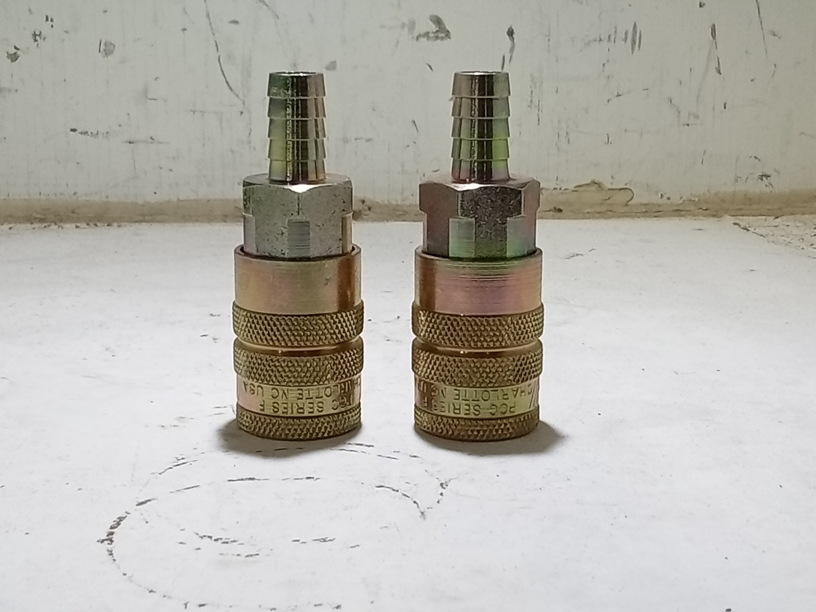 LOT OF 2 PCC SERIES F CHARLOTTE NC USA ''3/8'' (E11B2)