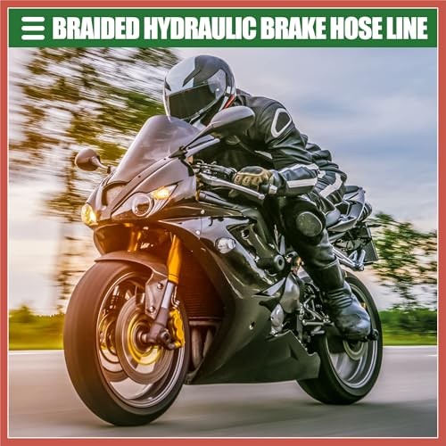 Universal Brake Hose Motorcycle ATV Dirt Bike Motocross Braided Hydraulic